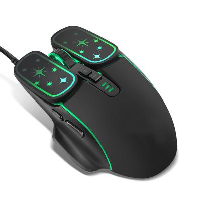 China 3D Gaming Mouse Backlit Beautiful 7200dpi RGB Interior Stylish 4 Level DPI Wired Lovely Girl Mice For Office Games Gift for sale