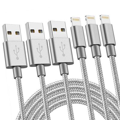 China Thicker Wire + High Quality Copper+Durable+Flexible+Tangle Accessories Free Mobile Charger Cables For iPhone Data Wire 2M Apple iPhone Charger Cable for sale