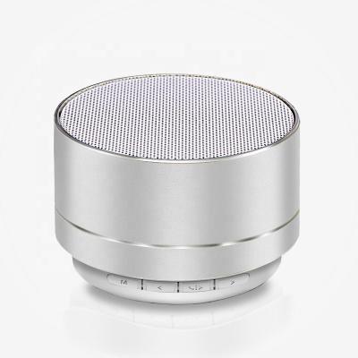 China Hot Selling Aluminum Alloy Blue Tooth Loudspeaker Cheap Wireless LED Speaker Accessories Portable Music Speakers for sale