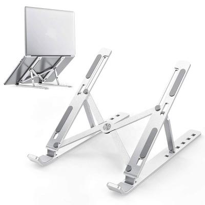 China 2021 Customs Multiuse Adjustable Adjustable Aluminum Flexible Table Stand Folding Phone Stand for sale