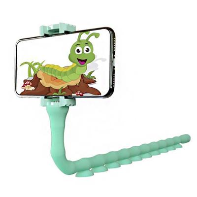 China Hot Selling Free Shipping Adjustable 360 ​​Degree Multifunctional Mobile Phone Holder Phone Lazy Bracket With Suction Cup for sale