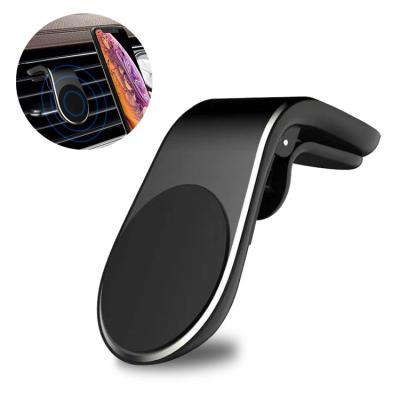 China Free Shipping ABS Fashion Car Mobile Phone Holder Air Vent Car Phone Mount Magnet Air Vent Phone Holder for sale