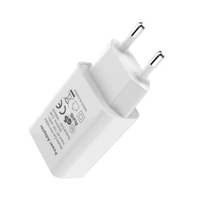 China High Quality Charging Qc1.0 Plug For 5V1A USB Charger Adapter EU Plug USB Wall Mobile Phone Fast Charger for sale