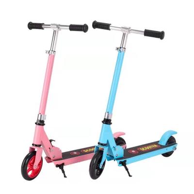 China Factory direct low price small power two wheels young child popular foldable electric scooter for kids for sale