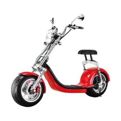 China Eco-friendly citycoco 2 unisex fat tire double seat green wheel electric scooter for sale