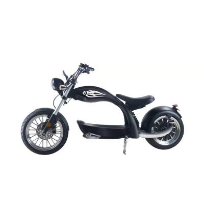 China New style 2000W Li-ion battery large wheel motorcycle unisex high speed adult electric scooter citycoco fat tire for sale