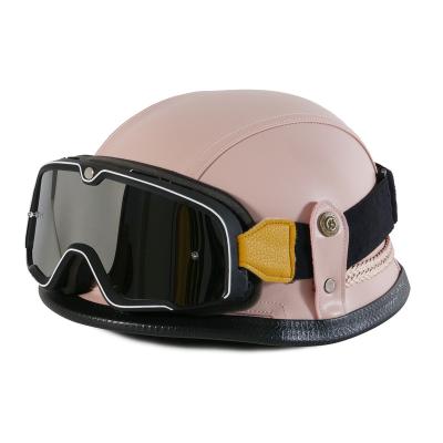 China Motorcycle Wholesale Open Face Helmet Full Face Bar Motor Helmet Factory Price ABS Half Face Helmets for sale