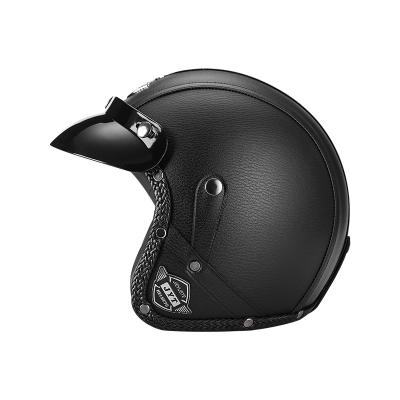 China ABS manufacturers wholesale retro safety and stability style men's and women's motorcycle helmets alike for sale