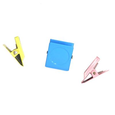 China High Quality Brightly Colored Home School Office Clip Magnet For Note for sale