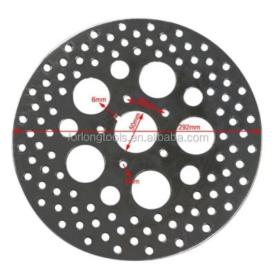 China Harley Davidson XLH 883 Sportster Rear Brake Disc Rotor in Stainless Steel or Titanium with Mounting Hole 5 Position Rear for sale