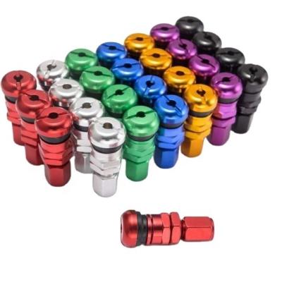 China Universal Fitment ALUMINUM Car Tubeless Wheel Tire Valve Stem with Dust Caps and Caps from RAYS for sale