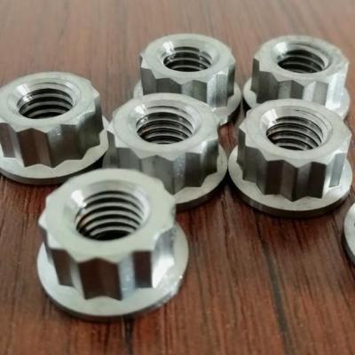 China Universal 3/8-24 Titanium 12 Point Nut for Strong and Secure Threaded Connections OE NO. Standard for sale