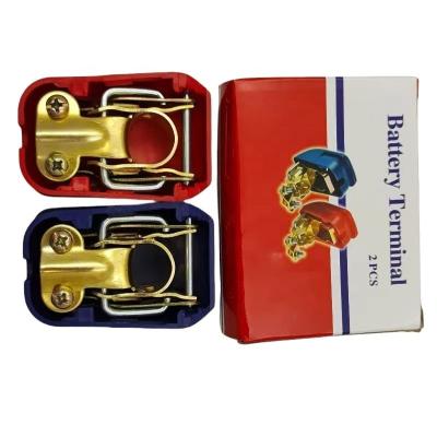 China Universal Battery Terminals Plastic Protect Cover for Car Cable Terminal Clamps Connectors in Blue and Red Material for sale