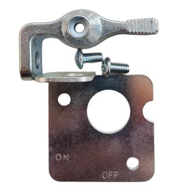 China Universal Car Fitment Master Disconnect Switch Lockout Lever Kit Battery Switch Yellow Red Silver for Auto Switching for sale