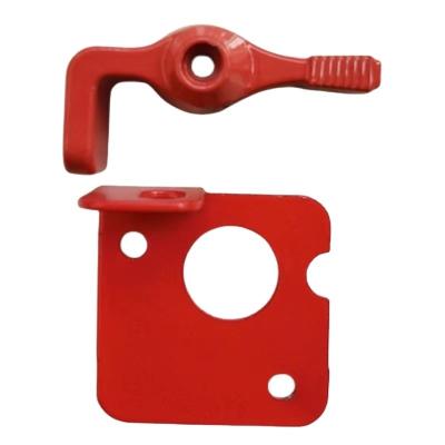 China OEM Standard Size Red Yellow Silver Lockout Lever Kit for Racing Car Battery Master Disconnect Switch Repair/Replacement for sale