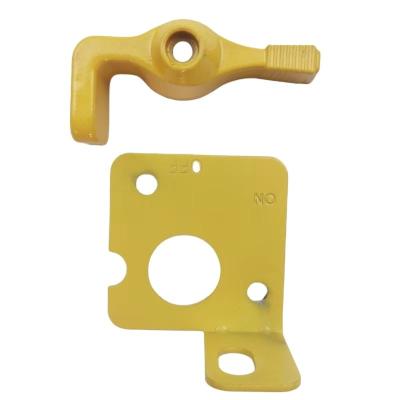 China Car Repair/Replacement Steel Red and Yellow Lockout Lever Kit for Car Battery Master Disconnect Switch Universal Fit for sale