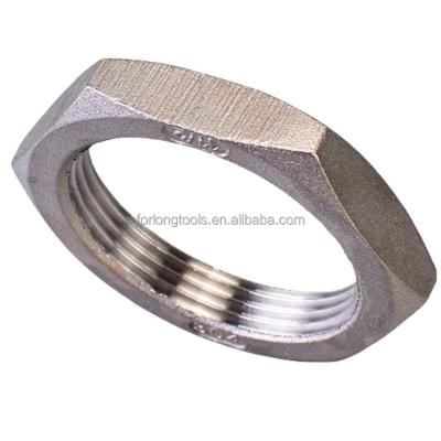 China 1/2-20 Thread Stainless Steel GB Standard Thin Nut Hex Jam Nut Natural Finish for Easy and Secure Installation for sale