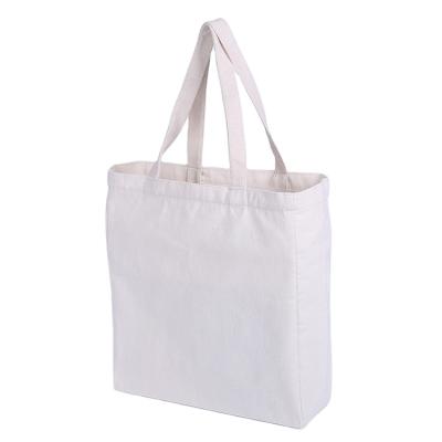 China Customized Universal Eco - Friendly Recycle Shopping Tote Natural Organic Cotton Canvas Bag for sale