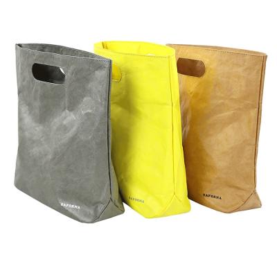 China Custom Printed Logo Eco - Friendly Water - Resist Environmental Reusable Untearable Tyvek Gift Shopping Bag for sale