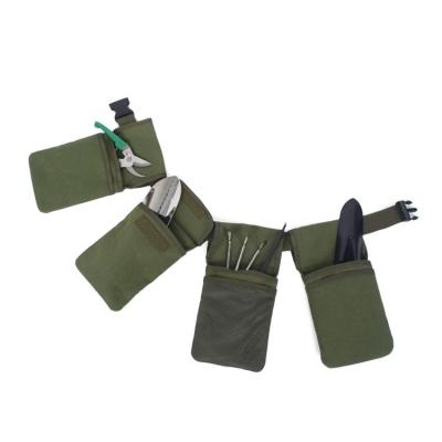 China Multi-pocket Garden Tool Belt Bag High Quality Waterproof Waist Belt Bag Waterproof for sale