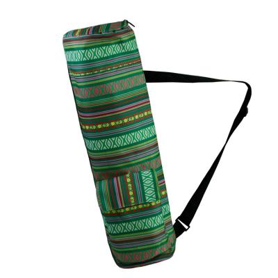 China Custom Made High Quality Waterproof Yoga Mat Bag Logo Portable Folding 600D Oxford for sale