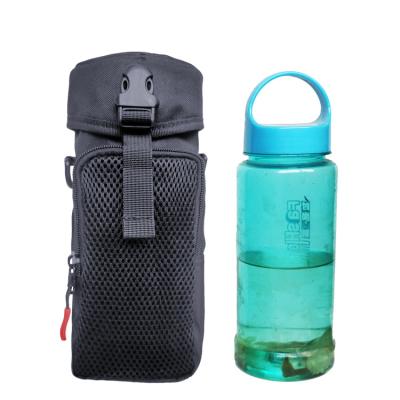 China Camping Outdoor Portable Water Bottle Insulated Cooler Ice Bag With Adjustable Shoulder Strap for sale