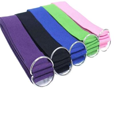 China Polyester Eco-friendly Latin Dance Band Pilates GYM Fitness Exercise Yoga Pull Strap Lifting Belt for sale