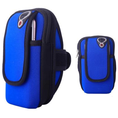 China Shockproof Fancy Exercise Workout Mobile Phone Armband Sports Gym Arm Bag Recycling Running Pulsating Pouch for sale