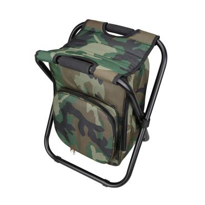 China Cooler Bag Outdoor Insulated Waterproof Foldable Waterproof Fishing Camping Chair With Cooler Bag for sale