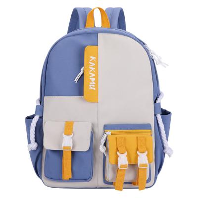 China Custom Cute Fanny Soft Large Capacity Colorful Cotton School Backpack Cute Backpack For Girls Boys for sale