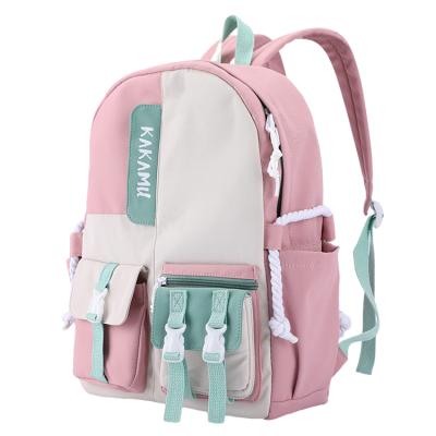 China Others Personalized Waterproof School Bag Fashion Zipper Quilting Bag Package Colorful School For Student for sale