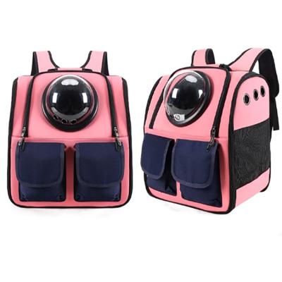 China Wholesale Custom Viable Custom Logo Multi Color Cat /Dog Comfort Pet Backpack Carrier Breathable Travel Bag for sale