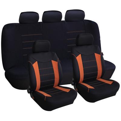 China Universal Car Accessories 9pcs Car Seat Covers New Car Cushion Cover Washable And Breathable Protector for sale