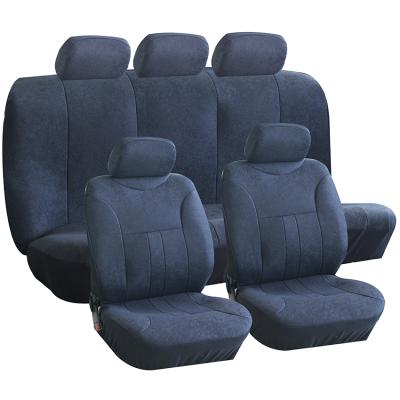 China Business Set Car Seat Cover Durable 9 In 1 Full Set Breathable Polyester Car SUV Seat Cover Cushion Universal for sale