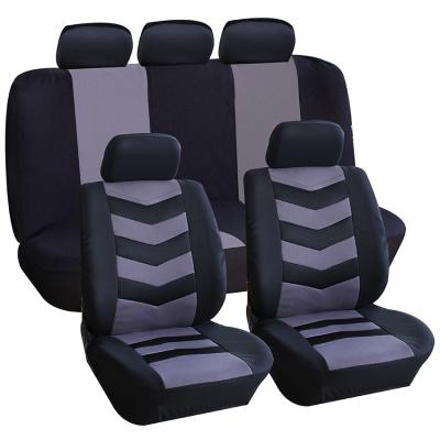 China Business Black Mix Gray Universal 3D Car Seat Cover Automotive Seat Cover For SUV Cover For Car Seat for sale