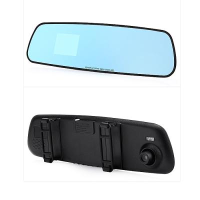 China Dual Dash Cam HD Lens Rear View Camera Rearview Car DVR Remote Control Backup Mirror for sale