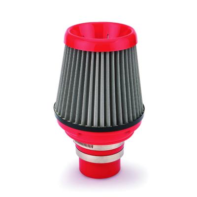 China Universal Stainless Steel Mesh Car Air Filter 63mm Universal Size for sale