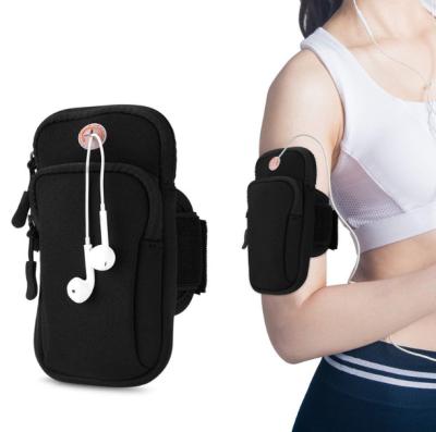 China Soft/High Quality/Eco-friendly/Durable Cell Arm Bag Waterproof Sports Gym Adjustable Handy Arm Bag for sale