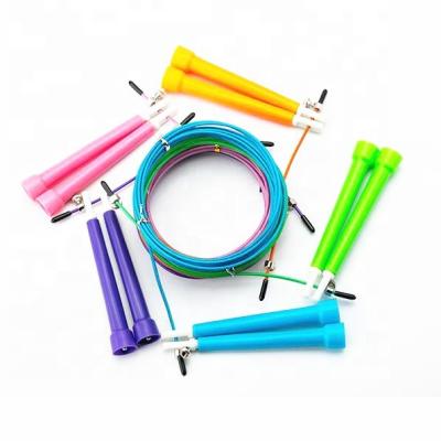 China Durable/High Quality/Anti-Skid/Eco-friendly Plastic Handle Speed ​​Jump Rope For Cross Training for sale