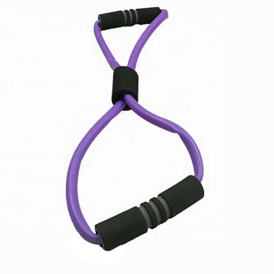 China High Resilience/High Elasticity/Anti-Slip/Eco-Friendly/Durable 8 Shape Fitness Top Resistance Latex Rubber Expander Tube Elastic Expander Tube For Muscle Training for sale