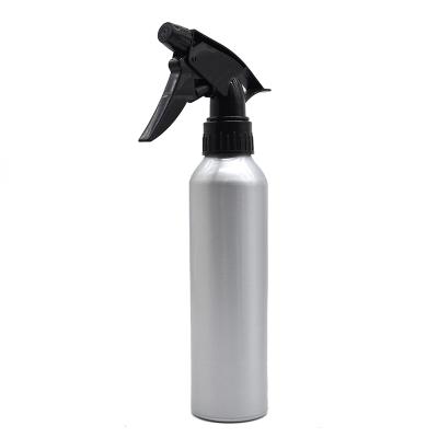 China Custom Aluminum Mist+Portable+Durable 200ml Continuous Round Spray Bottle With Mist Spray Bottle Industrial Alcohol Spray Bottle for sale