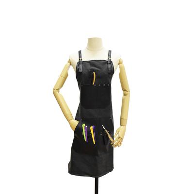 China Various Pattern Waterproof Anti-static Anti-fouling Hairdresser Custom Aprons Sleeveless High Quality Leather Anti-fouling Waterproof Anti-static Pattern Aprons for sale