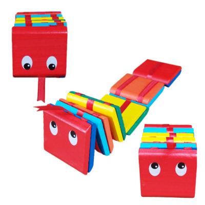 China Challenge your children's imagination colorful wooden Jacobs Ladder montesorri wooden toy for sale