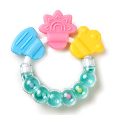 China Musical BPA Free 3 Months+ Bright Color Shaker Chew Teether Baby Rattle Toy for sale