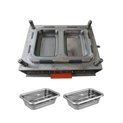 China Household Product Mold Rectangle Plastic Cheap Small Thin Wall Plastic Food Container Mold for sale