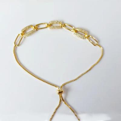 China High Quality Gold Plated Gemstones Woman Wholesaler Unisex Chain Supplier Daily Wear Unique Trendy Bracelets Branded Fashion Jewelry for sale