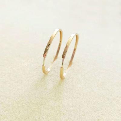 China CLASSIC Trendy Dot 18 K Gold Plated Brass Jewelry Earring for sale