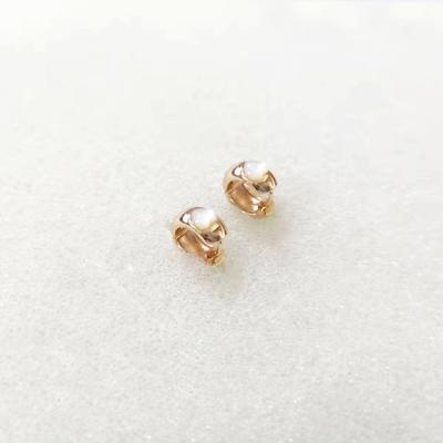 China CLASSIC temperament circle gold-plated earrings for sale