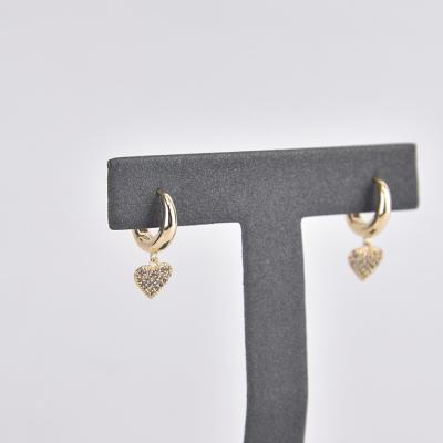 China New Arrival Fashion Brass Wedding Accessories Fine Hoop Earrings For Women for sale