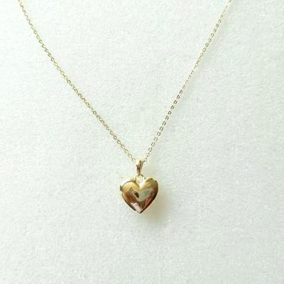 China 2021 new fashion new fashion heart-shaped pendant necklace women's gold-plated chain necklace for sale